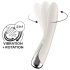 Satisfyer Spinning Vibe 1 - vibromasseur tête rotative pour point G (beige)