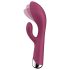 Satisfyer Spinning Rabbit 1 - vibromasseur rouge à bras clitoridien rotatif