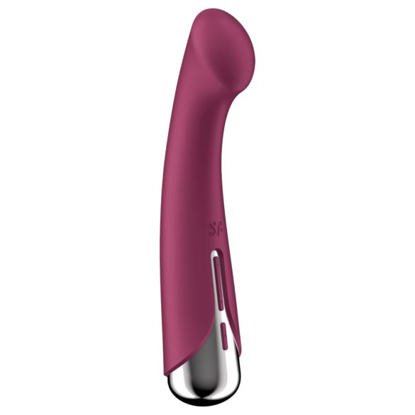 Satisfyer Spinning G-Spot 1 – Vibromasseur à tête rotative pour point G (rouge)