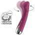 Satisfyer Spinning G-Spot 1 – Vibromasseur à tête rotative pour point G (rouge)