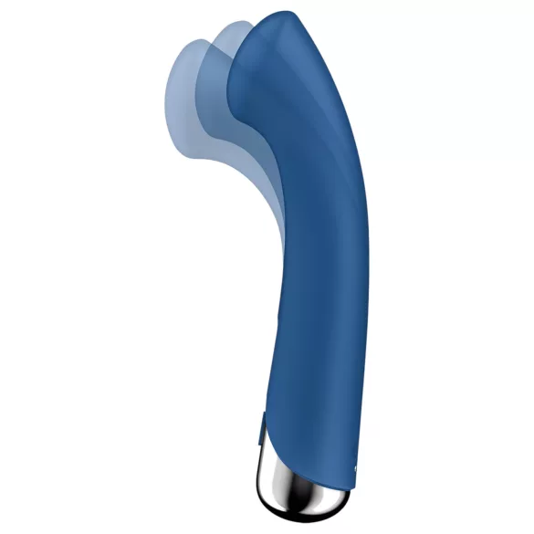 Satisfyer - vibromasseur point G rotatif - tête tournante - bleu