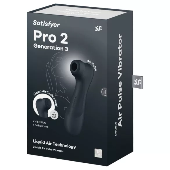 Satisfyer Pro2 Gen3 - stimulateur clitoridien à ondes d'air - gris foncé