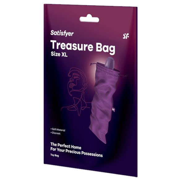 Sac Trésor Satisfyer XL - grand sac de rangement (violet)
