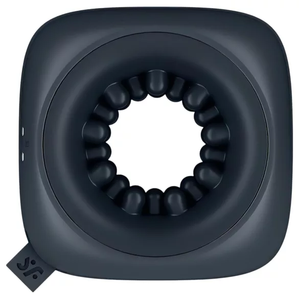 Satisfyer - anneau masturbateur vibrant rechargeable - silicone noir