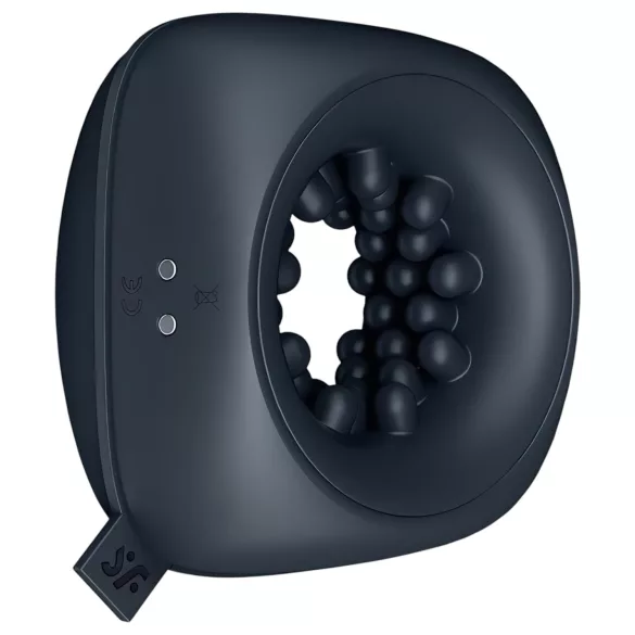 Satisfyer - anneau masturbateur vibrant rechargeable - silicone noir