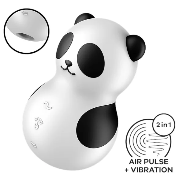 Satisfyer Pocket Panda - stimulateur clitoridien à ondes d’air (noir)