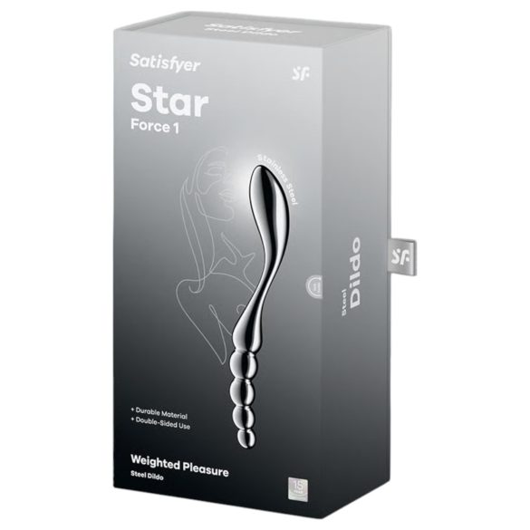 Satisfyer Star Force 1 - gode acier à boules - argent