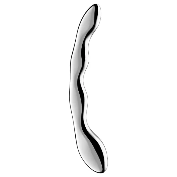 Satisfyer Cosmic Crest 2 - gode ondulé acier inoxydable - argent