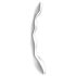 Crête Cosmique 2 Satisfyer – Dildo en acier ondulé (argent)