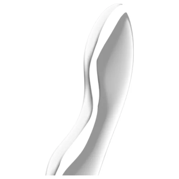 Satisfyer Cosmic Crest 2 - gode ondulé acier inoxydable - argent