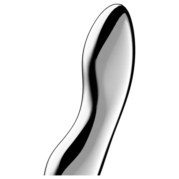 Satisfyer Cosmic Crest 2 - gode ondulé acier inoxydable - argent