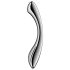 Satisfyer Pure Gravity 1 – godemichet en acier nervuré (argent)