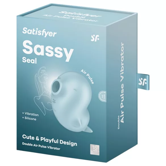 Satisfyer Sassy Seal - stimulateur clitoridien à ondes - turquoise