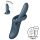 Satisfyer Heat Flex 4 - Vibromasseur Gris avec Chauffe et Stimulateur Clitoridien