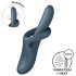 Satisfyer Heat Flex 4 - Vibromasseur Gris avec Chauffe et Stimulateur Clitoridien