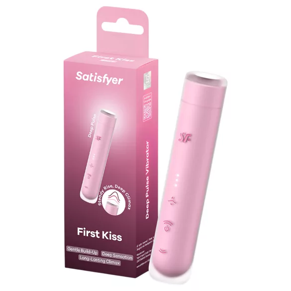Satisfyer First Kiss - stimulateur clitoridien à ondes d’air (rose)