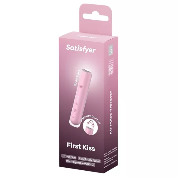 Satisfyer First Kiss - stimulateur clitoridien à ondes d’air (rose)
