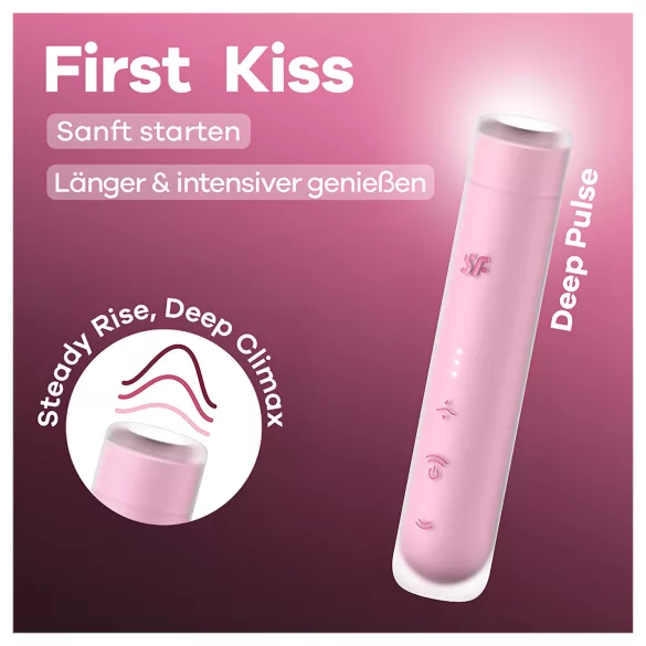 Satisfyer First Kiss - stimulateur clitoridien à ondes d’air (rose)