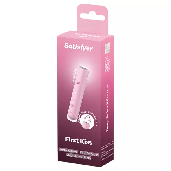 Satisfyer First Kiss - stimulateur clitoridien à ondes d’air (rose)