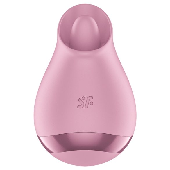 Satisfyer - vibromasseur clitoridien langue - silicone rose