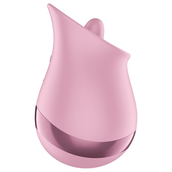 Satisfyer - vibromasseur clitoridien langue - silicone rose