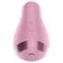 Satisfyer - vibromasseur clitoridien langue - silicone rose