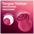 Satisfyer - stimulateur clitoridien langue rotative - silicone rose