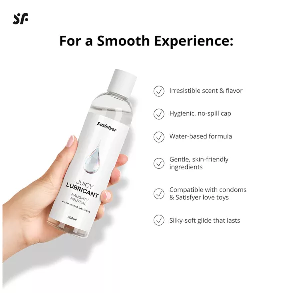 Satisfyer - lubrifiant à base d'eau sensitive - 300ml