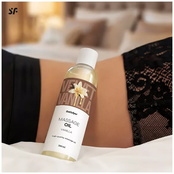 Satisfyer - huile de massage - vanille - 250ml