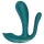 Satisfyer Top Secret+ - vibromasseur portable 3 branches - silicone vert