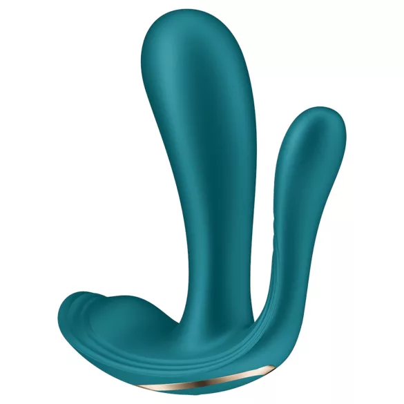 Satisfyer Top Secret+ - vibromasseur portable 3 branches - silicone vert