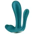 Satisfyer Top Secret+ - vibromasseur portable 3 branches - silicone vert