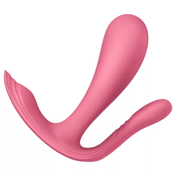 Satisfyer Top Secret+ - vibromasseur portatif pour point G et anal (rose)