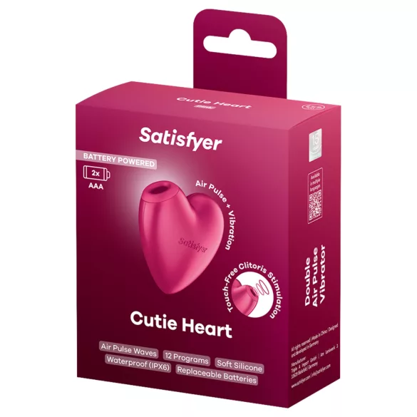 Satisfyer Cutie Heart - stimulateur clitoridien à ondes d’air - rose