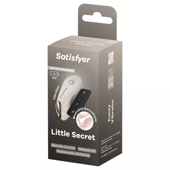 Satisfyer - vibromasseur culotte discret - blanc