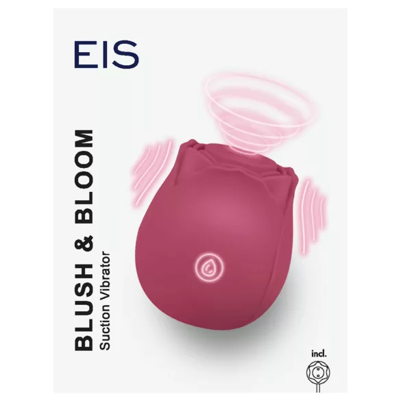 EIS Blush&Bloom - stimulateur clitoridien succion vibration - rouge