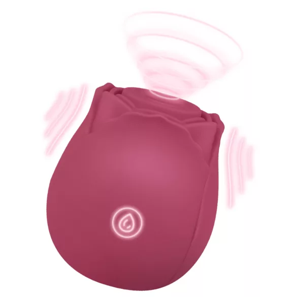 EIS Blush&Bloom - stimulateur clitoridien succion vibration - rouge