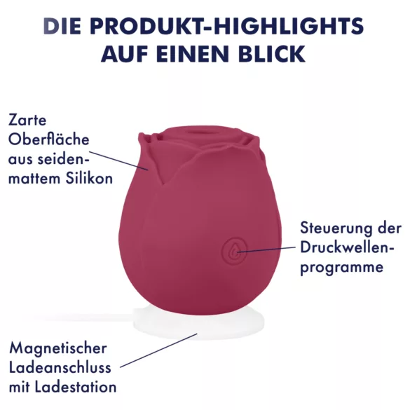 EIS Blush&Bloom - stimulateur clitoridien succion vibration - rouge