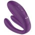 Mrow - Vibromasseur couple étanche 3 moteurs (violet)