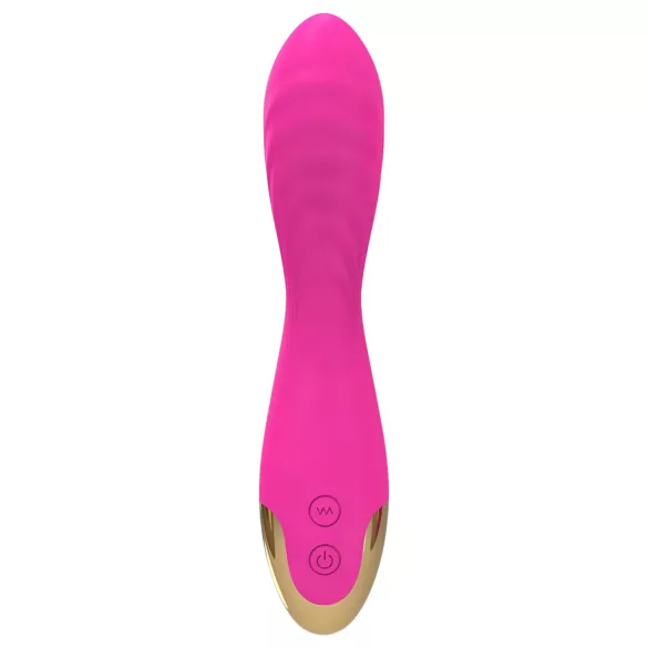 Mrow - vibromasseur point G rechargeable étanche - silicone rose