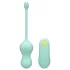 ROMP Cello - boules de geisha vibrantes télécommande - silicone vert