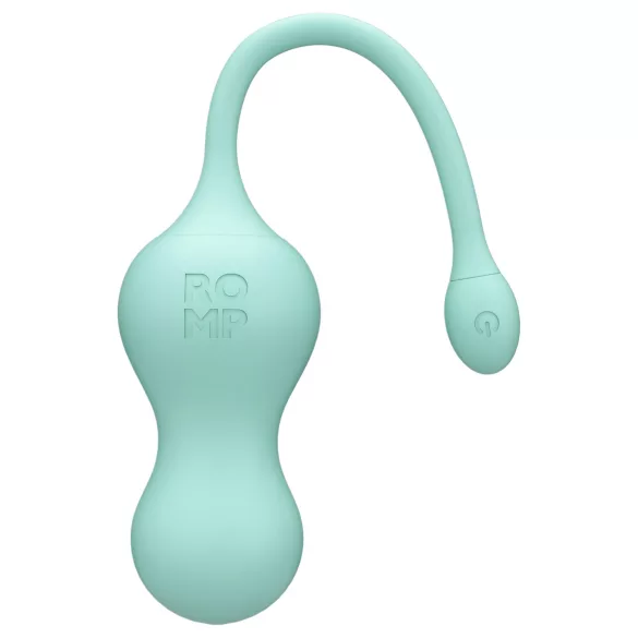 ROMP Cello - boules de geisha vibrantes télécommande - silicone vert