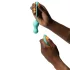 ROMP Cello - boules de geisha vibrantes télécommande - silicone vert