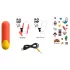 ROMP Riot - mini vibromasseur - étanche - orange