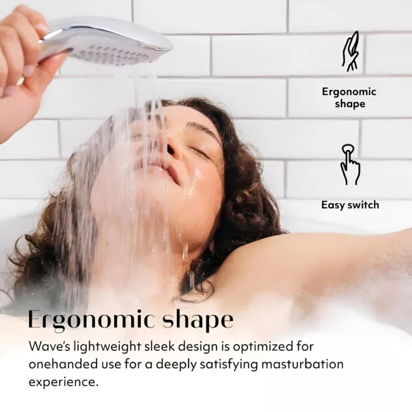 Womanizer Wave - pommeau de douche massant - chromé