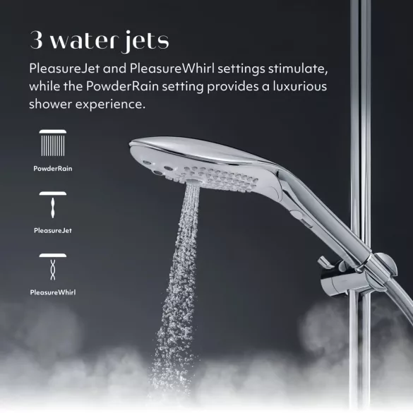 Womanizer Wave - pommeau de douche massant - chromé
