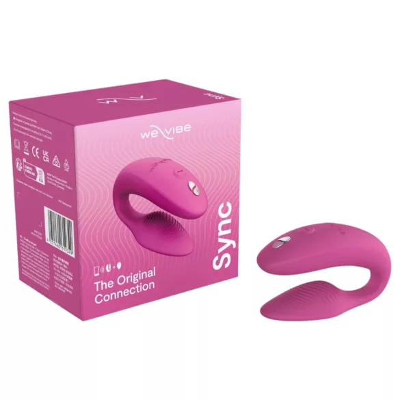 We-Vibe Sync - vibromasseur pour couples avec application et télécommande (rose)