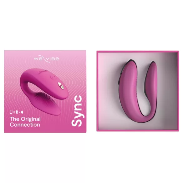 We-Vibe Sync - vibromasseur pour couples avec application et télécommande (rose)