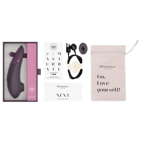 Womanizer Next - Stimulateur clitoridien à ondes d'air rechargeable (violet)