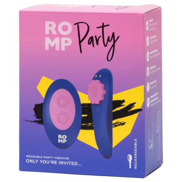 ROMP - Vibromasseur culotte télécommandé - violet